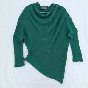 Wooden Ships Paola Buendia Medium / Large Slouchy Asymmetric Cowl Knit Sweater